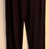 GK ELITE DANCE JAZZ LADIES LARGE BLACK NYLON JEWELED CUFFED JAZZ PANTS Sz AL