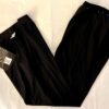 GK ELITE DANCE JAZZ LADIES LARGE BLACK NYLON JEWELED CUFFED JAZZ PANTS Sz AL - Image 2