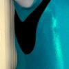 GK FROZEN HEART CHILD SMALL SEAGLASS FOIL SWAR JA TANK GYMNASTIC LEOTARD SZ S - Image 3
