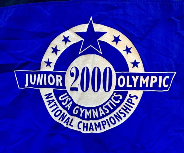 GK "2000 JR OLYMPICS CHAMPS"  WARM UP ADULT X-LARGE BLUE NYLON JACKET/PANT SET S - Image 4