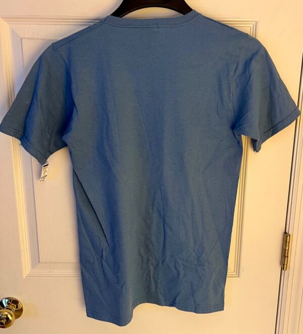 HANES HER WAY LADIES SMALL SSLV LIGHT BLUE COTTON CREW BLANK T-SHIRT Sz S NWT! - Image 3