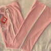 GK 'DANCE' GRAPHIC LADIES LARGE PINK 100% COTTON CHEER LOUNGE PANTS Sz AL