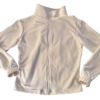 GK WHITE WARM UP JACKET ADULT SMALL L/S ZIP UP  BRUSH TRICOT SKATE GYMNASTICS S - Image 6