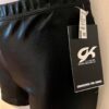 CHEER GK ADULT MEDIUM BLACK MYSTIQUE MICRO MINI WORKOUT CHEER DANCE SHORTS SZ M - Image 3