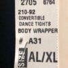 NWT! Body Wrappers Total STRETCH Convertible Dance Tights Spandex T-Pink AL/AXL - Image 5
