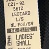 GK LgSLV LADIES SMALL BLACK SHIMMER & VELVET GYMNASTICS DANCE LEOTARD Sz AS NWT! - Image 7