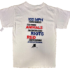 THE AUSSIE T CO "HOCKEY" GRAPHIC UNISEX ADULT SMALL SSLV WHITE COTTON T-SHIRT S - Image 3