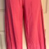 GK â€œSKATEâ€ GRAPHIC WOMENS LARGE PINK/BLACK COTTON 2-LAYER WAIST PANTS CASUAL L - Image 2