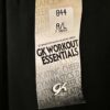 GK DANCE GRAPHIC BLACK SWEATPANTS ADULT LARGE SILVER METALLIC COTTON BLEND Sz AL - Image 3