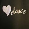 GK DANCE GRAPHIC BLACK SWEATPANTS ADULT LARGE SILVER METALLIC COTTON BLEND Sz AL - Image 4