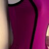 GK ICE FIGURE SKATE ADULT SMALL PURPLE  TURTLENECK HALTER DRESS AS - Image 2