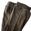 GK DANCE CHILD MEDIUM BLACK COTTON/SPANDEX JEWELED CUFFED JAZZ DRESS PANTS SZ M - Image 2