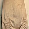 CANVASBACK LADIES SMALL Sz 6 GOLD SATIN RUCHED ZIP DRESS SKIRT Sz 6 EUC!