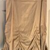 CANVASBACK LADIES SMALL Sz 6 GOLD SATIN RUCHED ZIP DRESS SKIRT Sz 6 EUC! - Image 2
