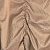 CANVASBACK LADIES SMALL Sz 6 GOLD SATIN RUCHED ZIP DRESS SKIRT Sz 6 EUC! - Image 3