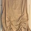 CANVASBACK LADIES SMALL Sz 6 GOLD SATIN RUCHED ZIP DRESS SKIRT Sz 6 EUC! - Image 5