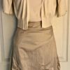 CANVASBACK LADIES SMALL Sz 6 GOLD SATIN RUCHED ZIP DRESS SKIRT Sz 6 EUC! - Image 10
