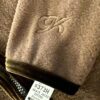 GK ICE SKATE JACKET ADULT SMALL FITTED BROWN FLEECE VELVET TRIM WARM UP ZIP SZ S - Image 12