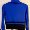 GK ICE SKATE LADIES MEDIUM 3/4 SLV NYLON/SPANDEX BLUE/BLACK CROP DANCE TOP  SZ M - Image 7
