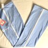 GK GYMNASTICS PRINT ADULT LARGE Lt BLUE COTTON ATHLEISURE GRAPHICS PANTS AL NWT!