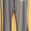 GK GYMNASTICS PRINT ADULT LARGE Lt BLUE COTTON ATHLEISURE GRAPHICS PANTS AL NWT! - Image 2