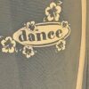 GK 'DANCE' GRAPHIC LADIES MEDIUM LIGHT BLUE COT/SPANDEX DANCE CAPRI PANTS Sz AM - Image 4