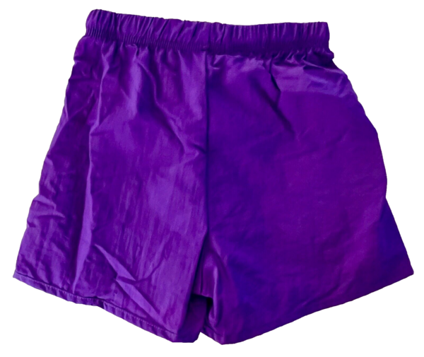 GK BOXERS YOUTH MEDIUM PURPLE SUPPLEX GYMNASTS CHEER WORKOUT TRAINING SHORTS M - Image 3