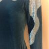 GK LgSLV LADIES SMALL GREEN VELVET AQUA FOIL GYMNASTIC DANCE LEOTARD Sz AS NWT! - Image 5