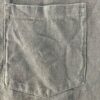 VTG UNIVERSITY WEAR MENS LARG FADED BLUE HVY WT COTTON POCKET TEE NO SHRINK Sz L - Image 3