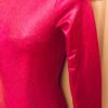 GK LONG SLEEVE LADIES BERRY SPARKLE HOLOGRAM GYMNASTICS DANCE LEOTARD Sz AS NWT! - Image 4