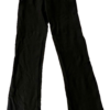 GK DANCE JAZZ CHILD SMALL BLACK COTTON/SPANDEX FOLD-OVER WAISTBAND PANTS SZ S - Image 5