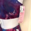 GK 2PC TIE DYE LADIES SMALL SPORTY CROP TOP & SHORTS SET DANCE CHEER GYMNASTIC S - Image 4