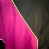 GK WARM UP JACKET ADULT SMALL BLACK BRIGHT PINK BLUE GREEN CRINKLE NYLON  SZ S - Image 3