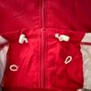 GK WARM UP JACKET ADULT SMALL NAVY RED WHITE MICROFIBER GYMNASTICS CHEER Sz S - Image 5