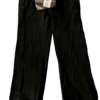 GK ELITE JAZZ GIRLS SMALL BLACK MICROFIBER CUFFED DANCE DRESS  PANTS Sz  S - Image 3