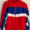 GK ADULT SMALL RED BLUE MICROFIBER GYMNASTSATHLETES WARM UP PULLOVER JACKET Sz S - Image 5