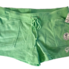 GK JUNIOR SMALL GREEN COTTON/POLY GYMNASTS CHEER ATHLETIC CUT SPORT SHORTS SZ S