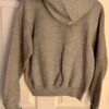 GK CHEER LOGO GIRLS LARGE GRAY SWEATSHIRT HOODIE WHITE RED BLUE SPARKLE SZ L - Image 3