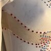 GK LADIES X-SMALL LgSLV WHITE SPARKLE MESH RED/BLUE JA GYMNASTS DANCE LEOTARD XS - Image 4