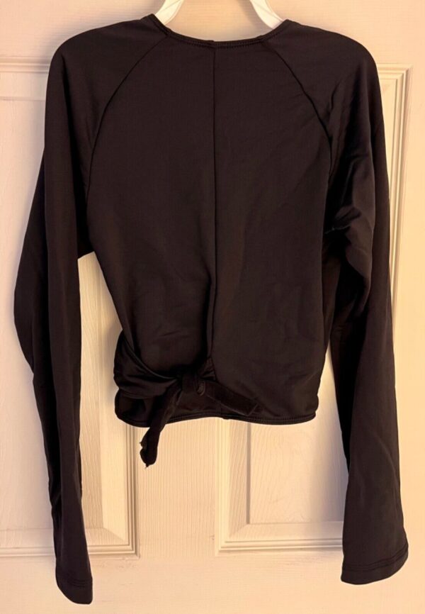 GK ICE SKATE LADIES X-SMALL BRUSH TRICOT BLACK LONG SLEEVE WRAP JACKET SZ XS NWT - Image 10