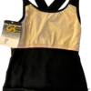 GK DANCE JAZZ CHEER GIRLS LARGE BLACK MICROFIBER  ATHLETIC CAMISOLE TOP SZ M NWT - Image 8