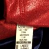 GK Elite LgS NAVY VELVET RED FOIL GYMNASTICS DANCE LEOTARD AXS - Image 6