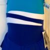 GK ICE FIGURE SKATE DRESS GIRLS SMALL MICROFIBER SLVLS ROYAL Sz CS ORIG $63.95