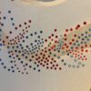 GK LADIES X-SMALL LgSLV WHITE SPARKLE MESH RED/BLUE JA GYMNASTS DANCE LEOTARD XS - Image 9