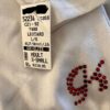 GK LADIES X-SMALL LgSLV WHITE SPARKLE MESH RED/BLUE JA GYMNASTS DANCE LEOTARD XS - Image 10