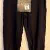 GK ELITE DANCE JAZZ LADIES X-SMALL BLACK MICROFIBER CUFFED CAPRI PANTS SZ XS NWT - Image 2