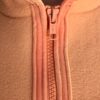 GK ICE SKATE JACKET ADULT MEDIUM PINK FLEECE VELVET TRIM CROP ZIP SZ M NWT! - Image 2