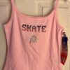 GK CAMISOLE TOP CHILD SMALL PINK COTTON METAL JA â€œSKATEâ€ GRAPHICS Sz CS NWT! - Image 5