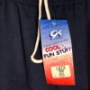 GK GRAPHIC SWEATPANTS ADULT LARGE NAVY SILVER METALLIC TUMBLE COTTON BLEND Sz L - Image 4