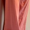 TALBOTS STRETCH CORAL LADIES SMALL BUTTON UP COLLAR 3/4 SLV BLOUSE Sz S EUC! - Image 3